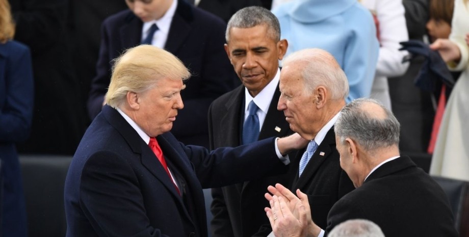 Джо Байден и Дональд Трамп Джо Байден и Дональд Трамп, США, политики, президент США,