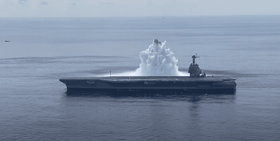 USS Gerald R Ford, испытания, авианосец