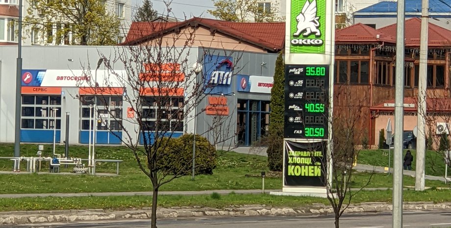 АЗС, автозаправка, ОККО, бензин, топливо, дизтопливо