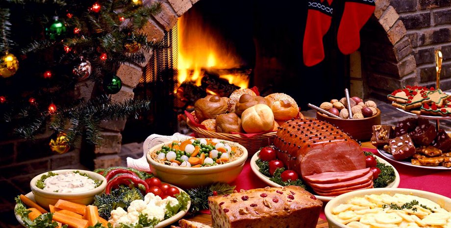 Різдвяний стіл, святковий стіл