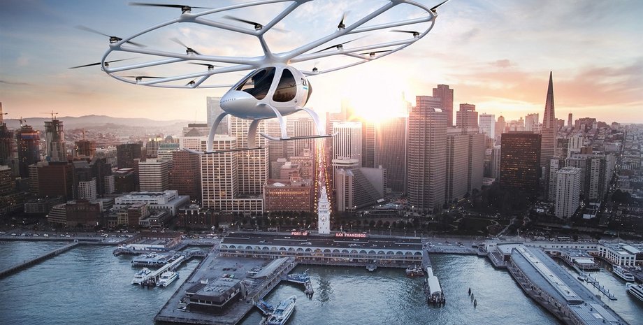 аэротакси, дрон, летающее такси, воздушное такси