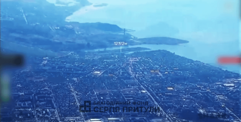 БпЛА Shark скоригував удар по окупованому Маріуполю