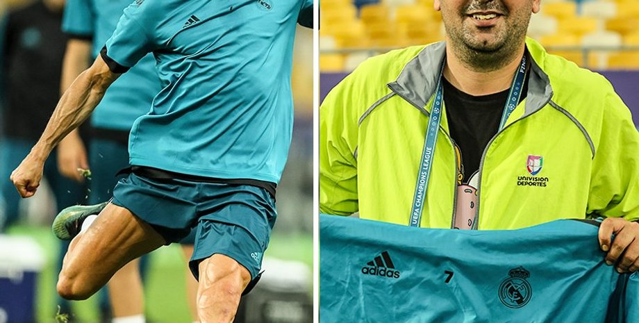 Роналдо и пострадавший видеооператор / sportarena.com