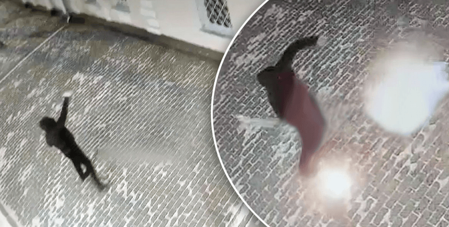 пляшка, запальна суміш, рука в рукавичці