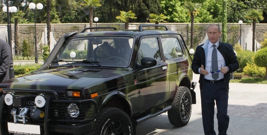путин нива, авто в рф, российские авто, авто чиновников