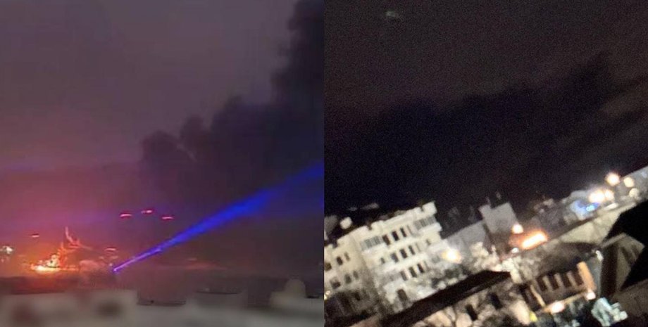 В Новороссийске горит нефтяной терминал в Новороссийске Новороссийск атака дроны