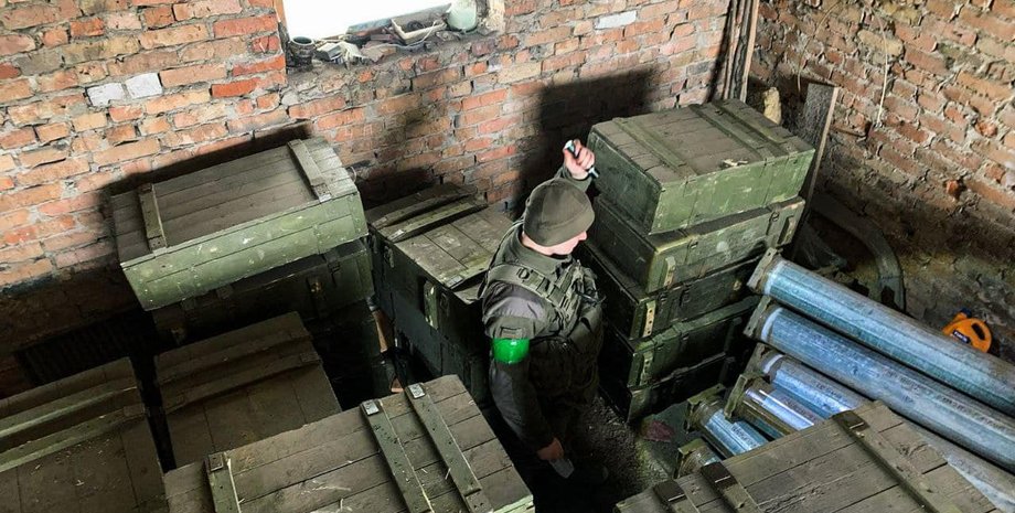 склад боеприпасов, снаряды 125 калибра, схрон, Нацгвардия