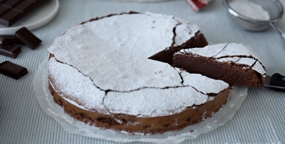 Шоколадний торт Тенеріна, шоколадний торт, італійський рецепт, шоколадний торт рецепт