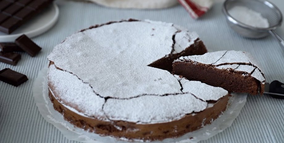 Шоколадный торт Тенерина, шоколадный торт, итальянский рецепт, шоколадный торт рецепт