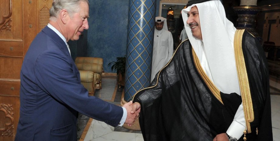 Зустріч принца Чарльза з шейхом Катару Хамадом бін Джасімом