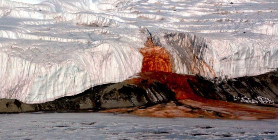 кровавый водопад кровавый водопад, антарктида