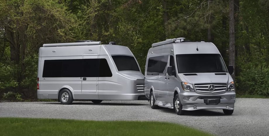 Мерседес Спринтер с прицепом, Mercedes Sprinter, дом на колесах, автодом Chinook