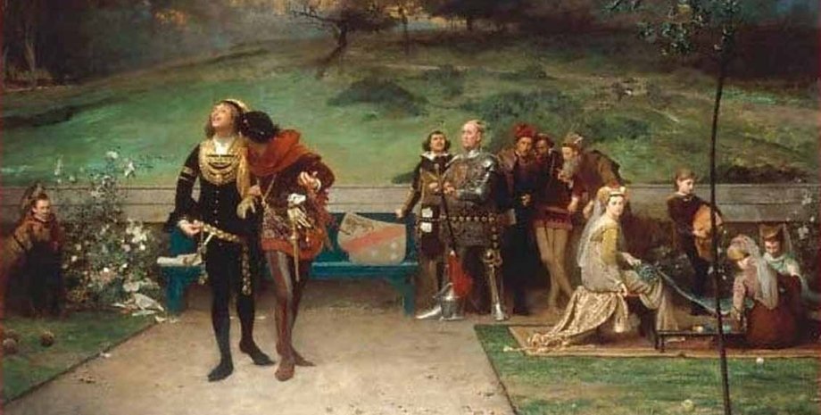 Едуард II і Пірс Гавестон, середньовічна Англія, історичні стосунки, лицарське кохання, король Едуард II, зв'язок Пірса Гавестона, середньовічні придворні плітки, правління Едуарда II, інтимна дружба, історичні таємниці
