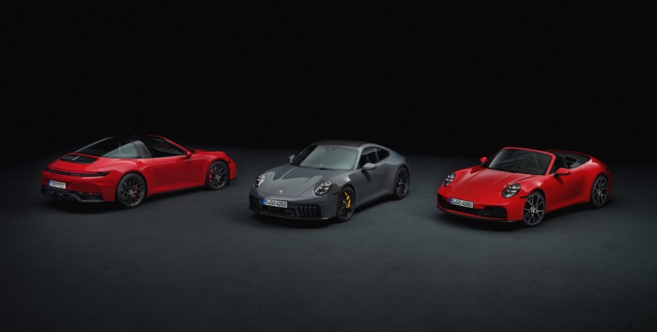 Porsche 911 2025, Porsche 911, новий Porsche 911, Porsche 911 Carrera, Porsche 911 GTS, гібрид Porsche 911