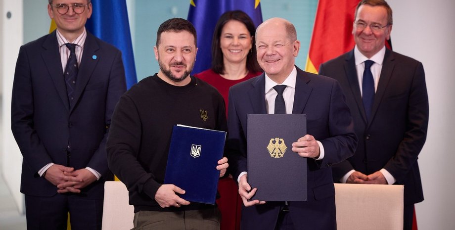 Володимир Зеленський і Олаф Шольц, Зеленський і Шольц, угода Україна Німеччина