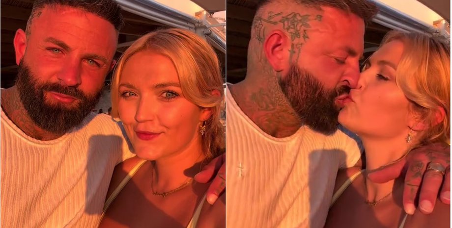 Брук Шерберт с возлюбленным в доме