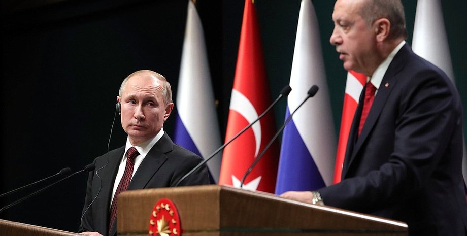 Владимир Путин и Реджеп Тайип Эрдоган