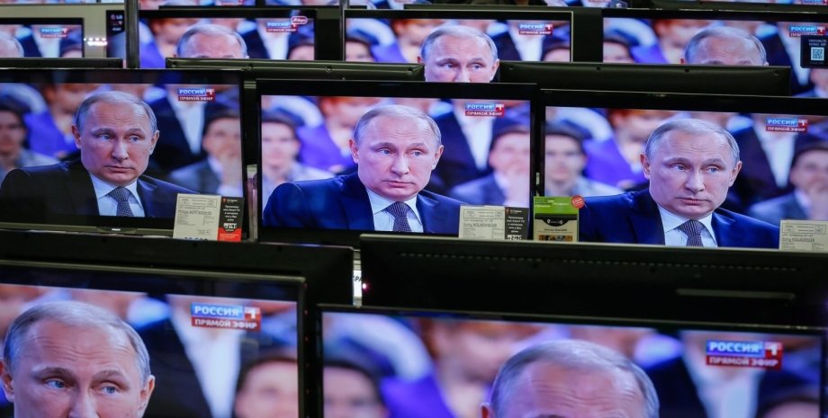 Володимир Путін, телевізор, пропаганда