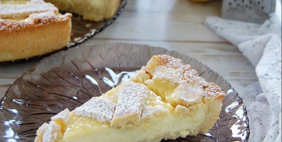 Пирог Баббайола, выпечка, рецепт выпечки, пирог с кремом, торт с кремом