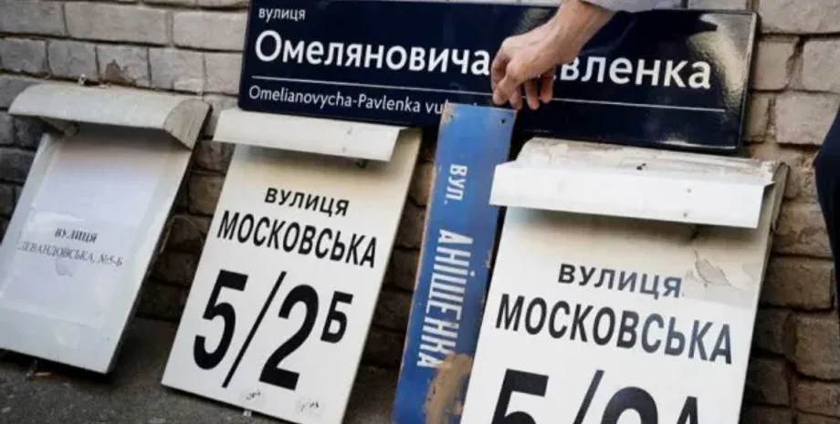 Переименования улиц Киева