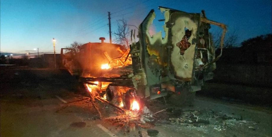 горит техника