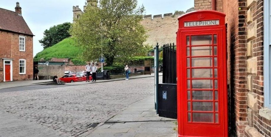 красная телефонная будка, линкольн, великобритания, продажа, офис
