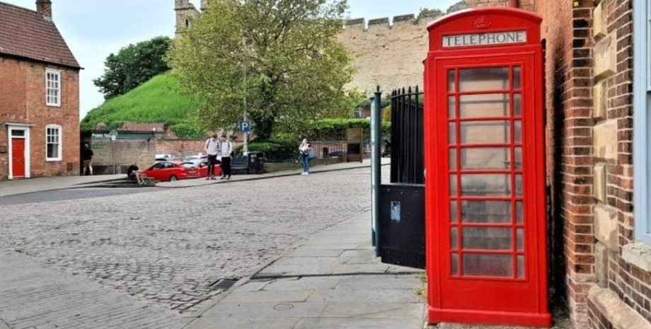 красная телефонная будка, линкольн, великобритания, продажа, офис