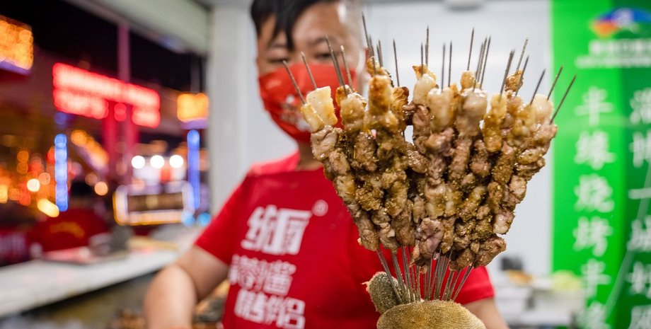 китай уличная еда