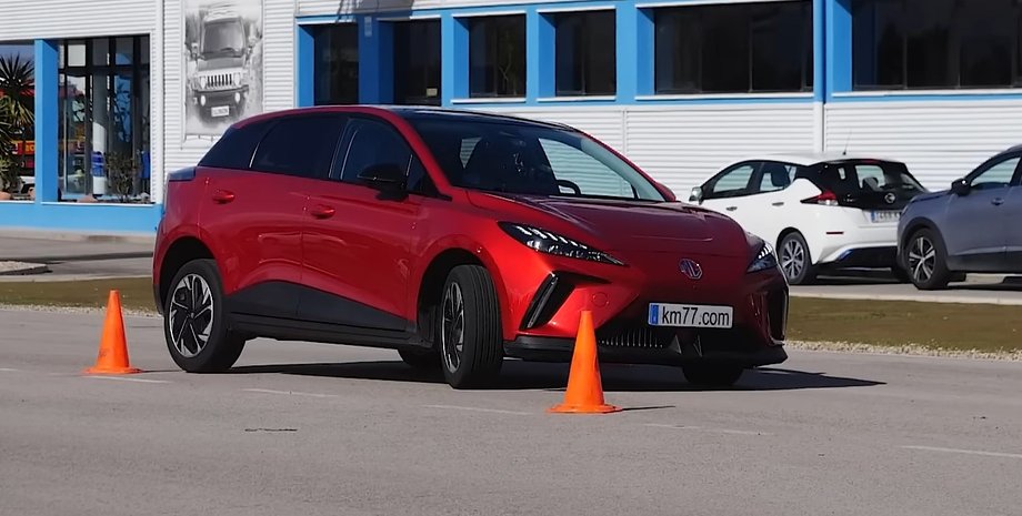 MG, MG 4, Авто, Автомобили, Управляемость, Эксперты, Видео, Электрокары, Электромобили, Испытания, Лосиный тест