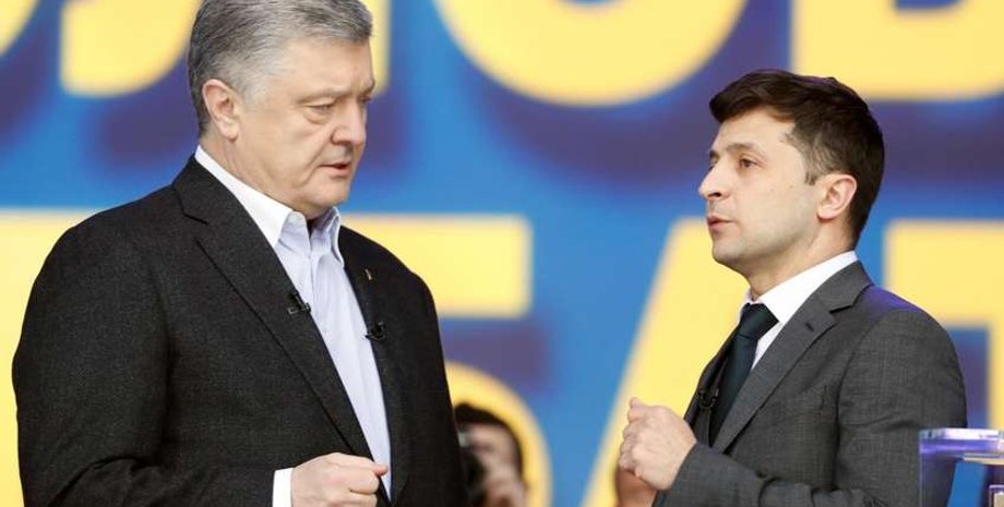 Владимир Зеленский, Петр Порошенко, выборы