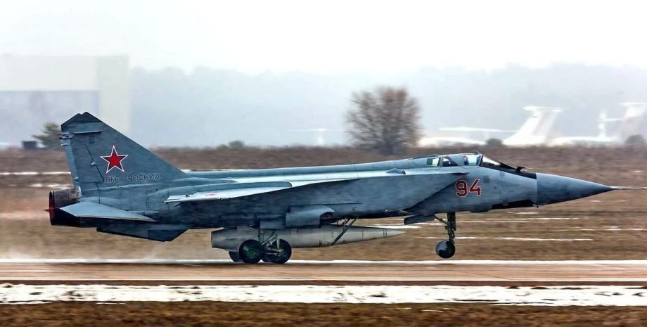 МиГ-31, истребитель, самолет, война РФ против Украины, российское вторжение, Хмельницкая область, обстрел