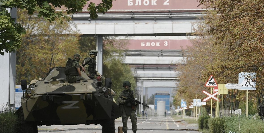 Российские военные на ЗАЭС Российские военные, энергодар, ЗАЭС