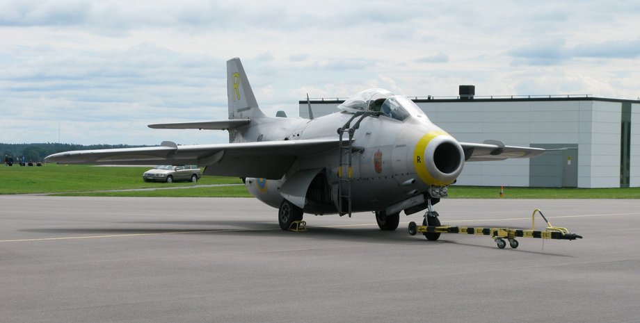 шведские самолеты, история Saab 29, легендарный самолет, самолет saab 29, saab 29, истребитель saab 29, история истребителя saab 29