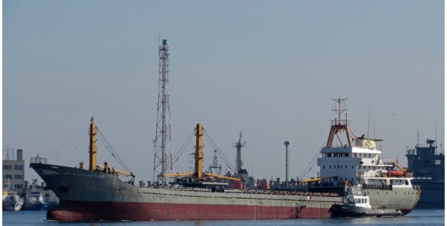 Kafkametler, сухогруз, грузовое судно, балкер, турецкое грузовое судно, судно в порту