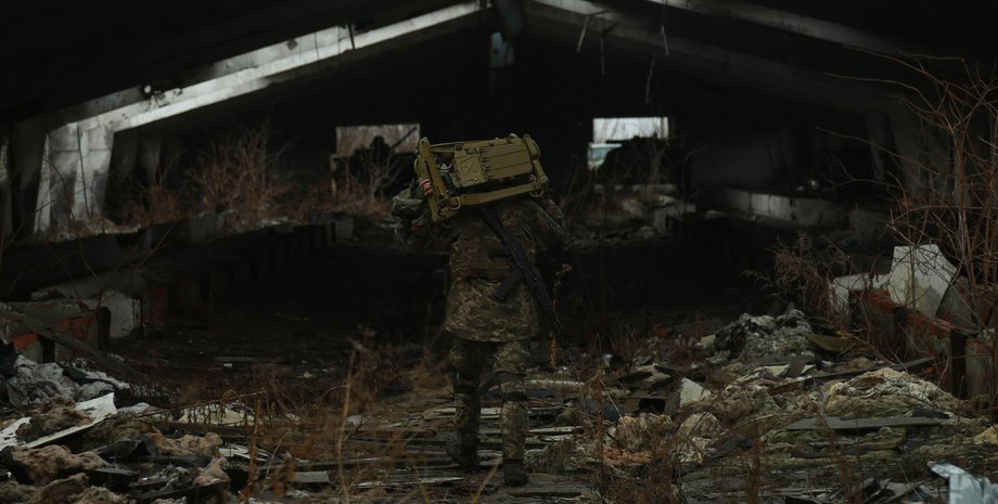 военный, война на Донбассе, обстрел