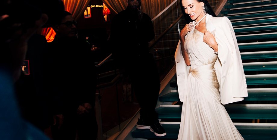 деми мур, красная дорожка, TIME100