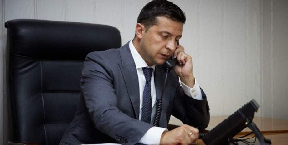 Володимир Зеленський, президент, телефонна розмова