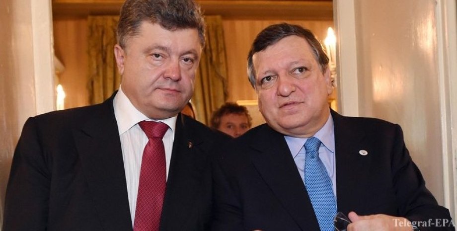 Петр Порошенко и Жозе Баррозу / Фото: telegraf.com.ua