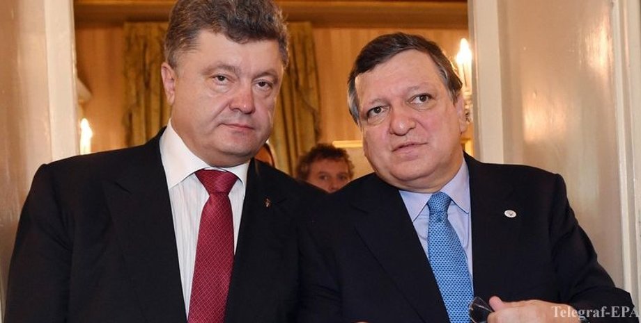 Петр Порошенко и Жозе Баррозу / Фото: telegraf.com.ua