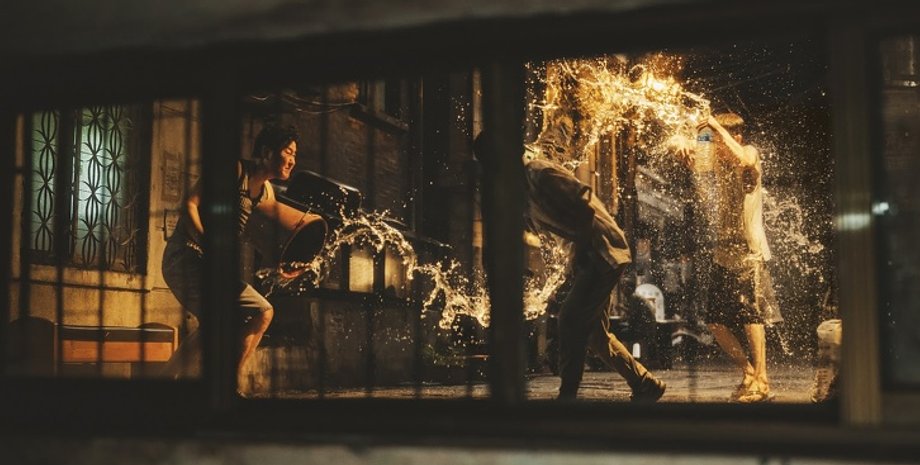 Кадр из фильма Паразиты, Оскар