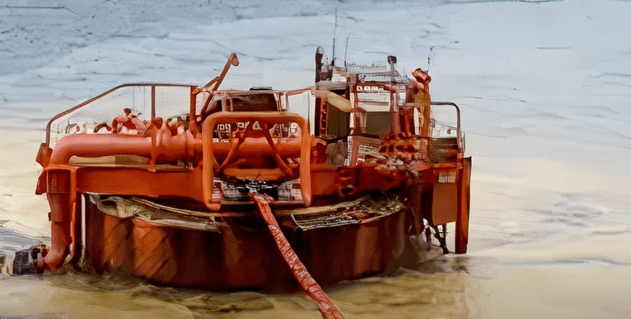 разлив нефти, черное море, загрязнение, фото