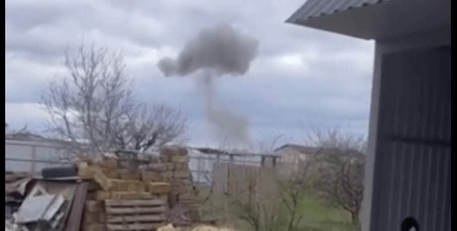 дим, вибух, Гвардійське, вибух у Гвардійському