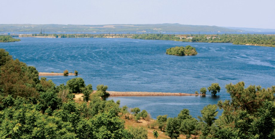 Каневское водохранилище в районе Переяслава-Хмельницкого