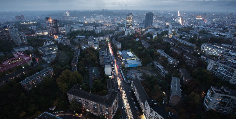 Вид на Киев / Фото: Elektraua.livejournal.com