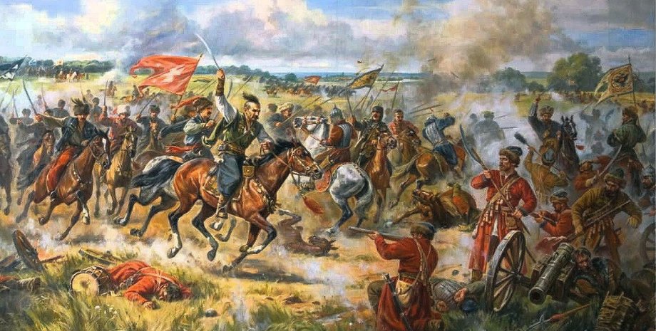 Картина "Конотопская битва" Артура Орленова, 2010 год