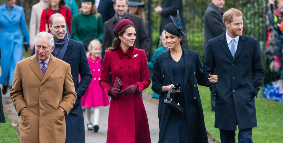 Принц Уильям, Кейт Миддлтон, Меган Маркл и принц Гарри, кейт миддлтон рак, королевская семья британии