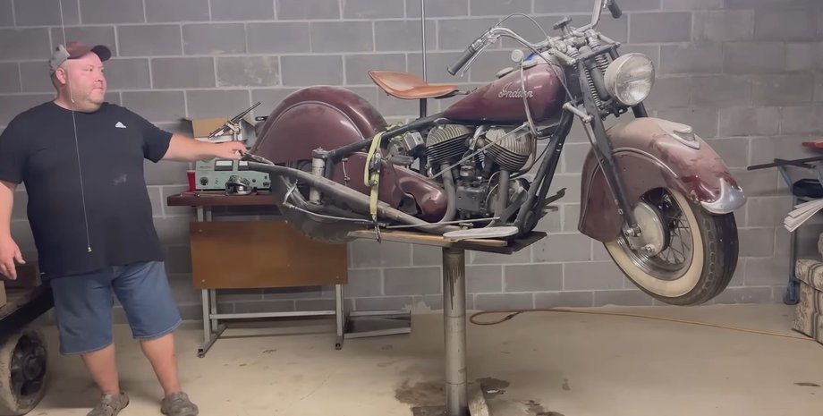 Indian Scout 1947, Indian Scout, мотоцикл Indian, байк Indian