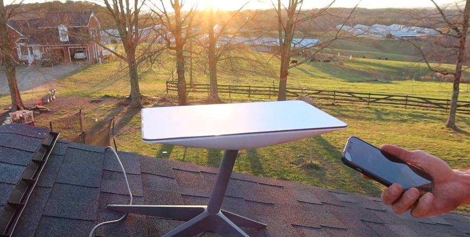 Starlink, антенна, спутниковая тарелка