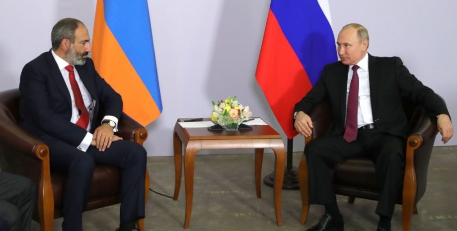 Никол Пашинян и Владимир Путин / Фото: Михаил Климентьев / ТАСС