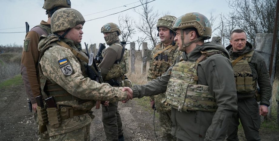 зеленский, владимир зеленский, донбасс, оос, военные